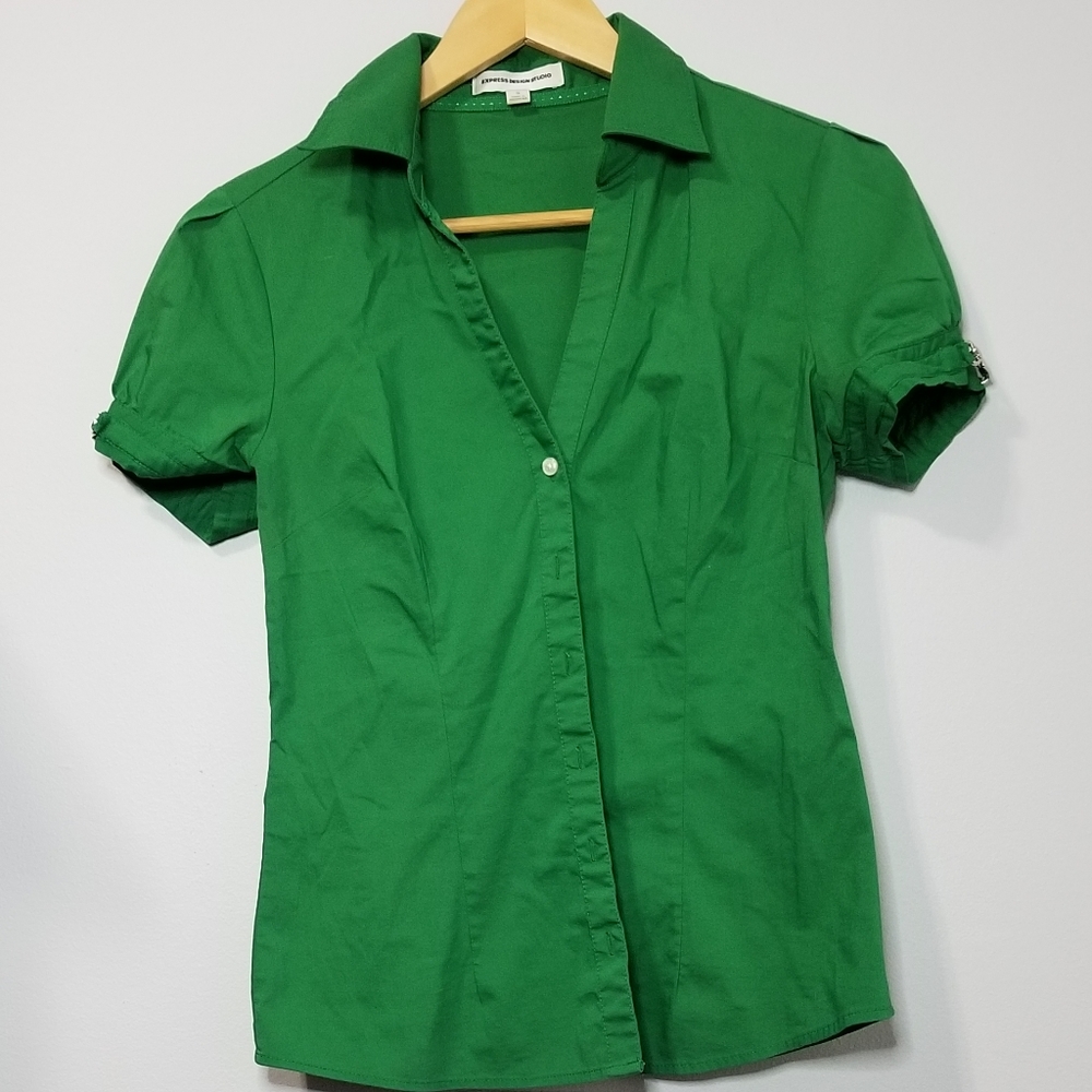 Women's button front blouse